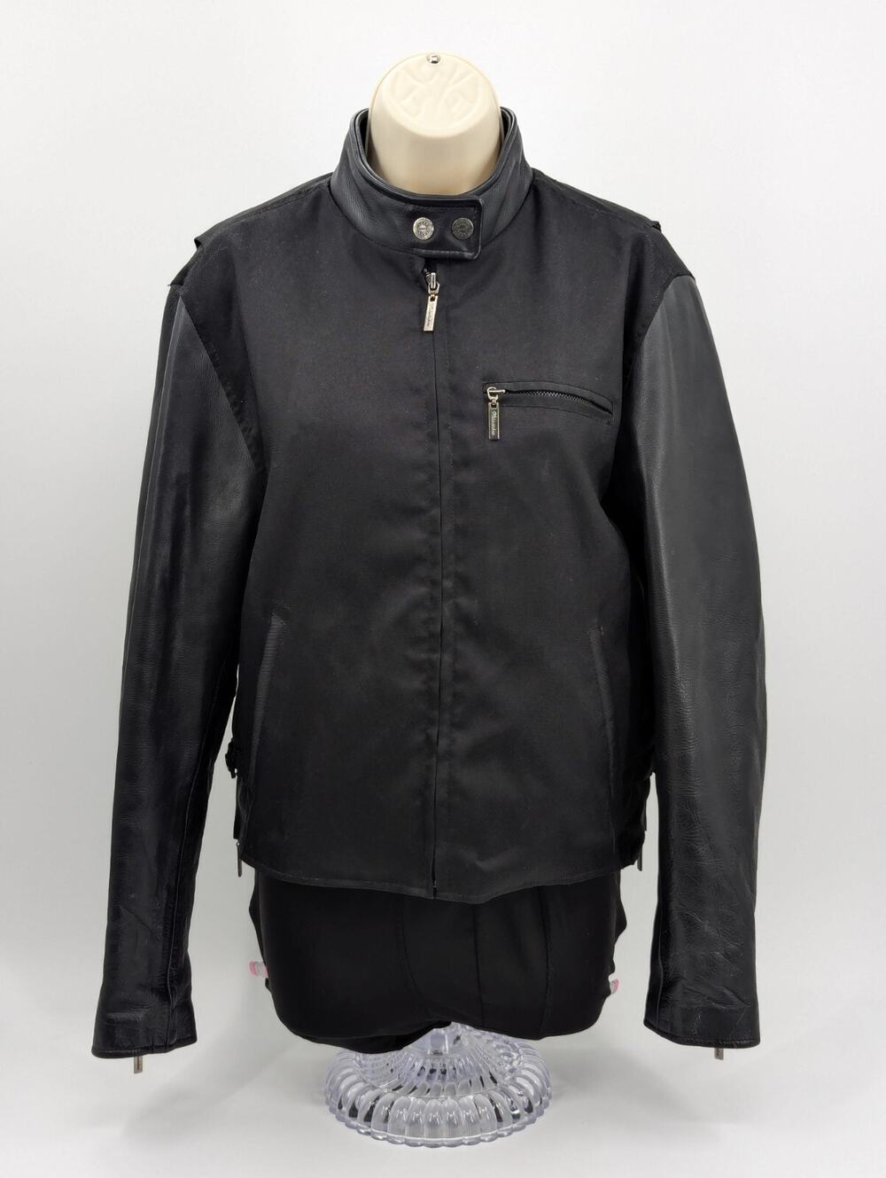 Milwaukee Ladies Leather Motorcycle Jacket 3 in 1 Vest Thinsulate Thermal Size M